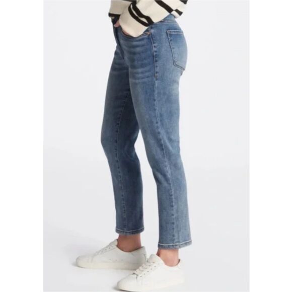 STS Blue Drew High Rise Straight Leg Jeans Women's Size 27 Medium Wash Casual - Picture 3 of 8